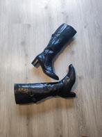 Ravelli leren knielaarzen maat 40, Kleding | Dames, Hoge laarzen, Zwart, Ophalen of Verzenden, Zo goed als nieuw