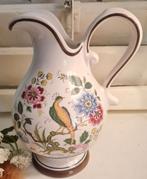 Brocante kan met pauw Delft polychroom Holland, Antiek en Kunst, Ophalen of Verzenden
