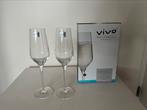 Vivo Villeroy & Boch champagne glazen. Nieuw in doos., Nieuw, Glas, Overige stijlen, Glas of Glazen
