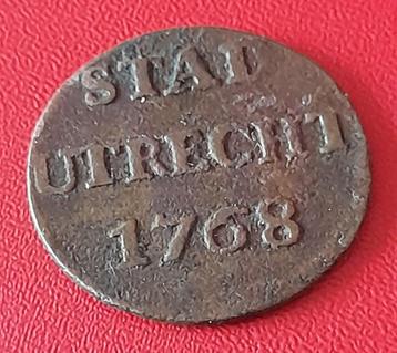 duit Utrecht 1768 beschikbaar voor biedingen