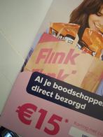 GOFLINK €15,00 KORTINGSVOUCHER VOOR JE BOODSCHAPPEN, Tickets en Kaartjes, Eén persoon, Kortingsbon, Overige typen