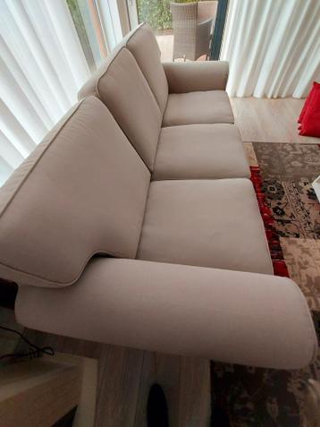 Ikea 3 zitsbank Ektorp 3-zits rechte bank bankstel beige - afbeelding 2