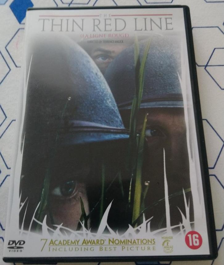DVD The thin red line (WOII Slag om Gualdalcanal), Cd's en Dvd's, Dvd's | Actie, Zo goed als nieuw, Oorlog, Vanaf 16 jaar, Ophalen of Verzenden