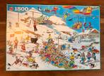 Jan van Haasteren Wintersport Puzzel 1500 stukjes, Ophalen of Verzenden, 500 t/m 1500 stukjes, Gebruikt, Legpuzzel