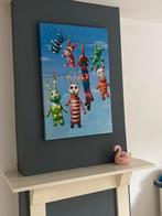 Groot schilderij voor kinderkamer, Ophalen