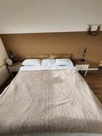 Boxspring 180x200. Houten hardboard incl. nachtkastjes, Ophalen, Gebruikt, Tweepersoons, 180 cm