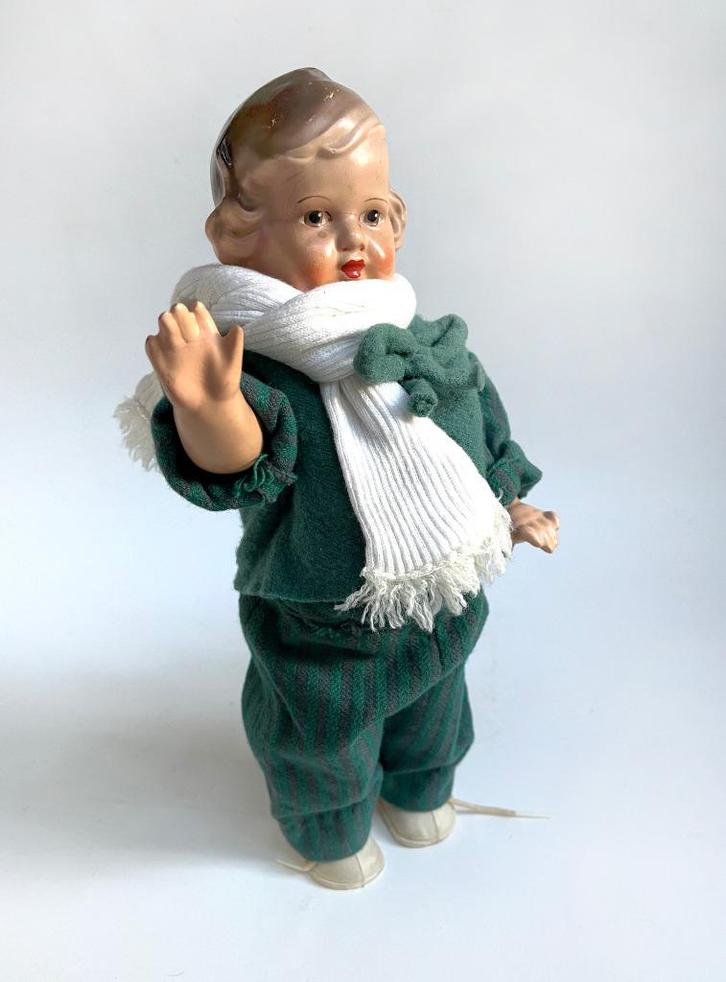 ECW Ernst Christian Wittig Puppe Pop Doll 1930-1940, Verzamelen, Poppen, Gebruikt, Pop, Ophalen of Verzenden