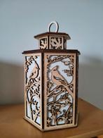 Houten Lantaarn - Verschillende Modellen, Nieuw, Ophalen of Verzenden, Bruin, Kaars