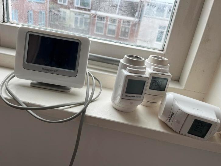 Honeywell Systeem, Doe-het-zelf en Verbouw, Thermostaten, Gebruikt, Slimme thermostaat, Ophalen of Verzenden
