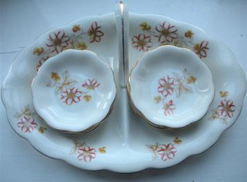 Porseleinen Schalen-set  Königszelt Duitsland 1930  beschikbaar voor biedingen