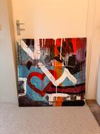Abstract Schilderij - Kleurrijk en Modern Kunstwerk, Ophalen