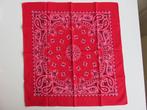 Boeren zakdoek, bandana Rood (sjaaltje), Maat 38/40 (M), Ophalen of Verzenden, Accessoires, Overige thema's