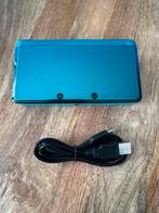 Blauwe 3DS met 128GB SD kaart, Ophalen of Verzenden, Gebruikt, Blauw, 3DS
