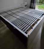 Stijlvol Bedframe met opbergruimte, Ophalen, Gebruikt, Wit, Tweepersoons