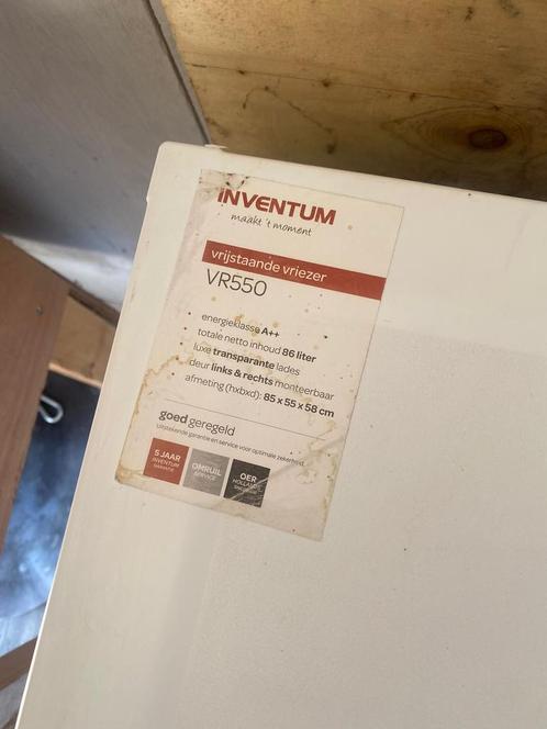 Inventum vrijstaande vriezer VR550 a++, Witgoed en Apparatuur, Vriezers en Diepvrieskisten, Vrijstaand, Minder dan 60 cm, Ophalen