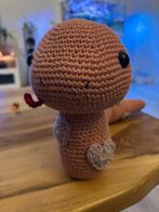 Handgehaakte roze slang met hartjes. Chinese zodiac snake, Ophalen of Verzenden, Overige typen