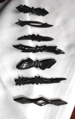 €20,00 ROND 1900 ANTIEK GITTEN ROUWBROCHE GIT BROCHE - wvq, Verzenden, Overige materialen, Broche