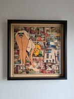 Popart,kunst, wanddecoratie, Kobalt, Ophalen of Verzenden