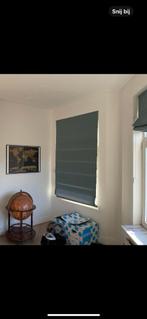 Groen blauw vouwgordijn Lengte 200 cm x Breedte 115cm, Ophalen, Gebruikt, 100 tot 150 cm, 200 cm of meer