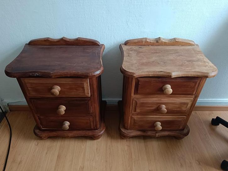 Vintage Nachtkastjes - Ophalen vóór 30 okt!, Huis en Inrichting, Slaapkamer | Nachtkastjes, Ophalen