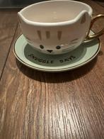 Schattig kopje en schotel setje, Huis en Inrichting, Keuken | Servies, Keramiek, Ophalen of Verzenden, Zo goed als nieuw, Overige stijlen