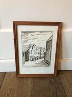 Oude aquarel, Ophalen of Verzenden