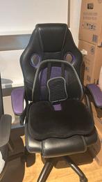 Gamestoel met comfort zitting en rugsteun, Ophalen of Verzenden, Zo goed als nieuw, Zwart