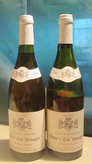 2x Rully 1er Cru 'Gresigny' - 1991 beschikbaar voor biedingen