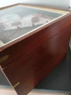 VINTAGE MARITIEME 3 D HOUTEN KIST 45X35X28 CM GELEEFDE STAAT, Antiek en Kunst, Ophalen of Verzenden