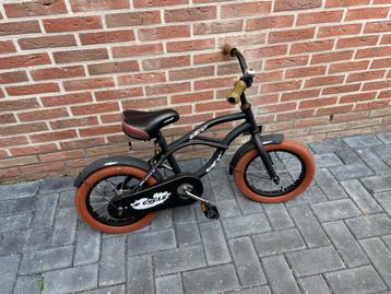 Leuke kinderfiets - Stoere look! beschikbaar voor biedingen