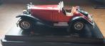 Mercedes-Benz SSK Jaar 1928 rood 1:18 Bburago, Ophalen of Verzenden, Zo goed als nieuw, Auto, Bburago