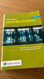 Handboek jaarrekening 2022, Ophalen of Verzenden, Zo goed als nieuw, Economie en Marketing