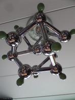 FIFTIES SIXTIES ATOMIUM  CHROMEN DESIGN HANGLAMPEN, Ophalen, 50 tot 75 cm, Glas, FIFTIES SIXTIES RETRO