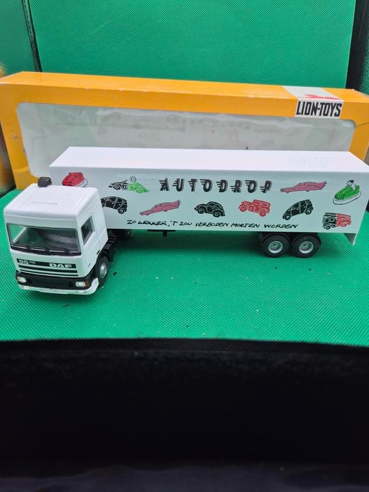 236 Daf 95 Autodrop 1/50 liontoys, Hobby en Vrije tijd, Modelauto's | 1:50, Zo goed als nieuw, Bus of Vrachtwagen, Wsi, Ophalen of Verzenden