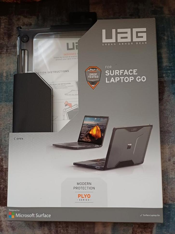 UAG Surface Laptop Go Beschermhoes - Nieuw in doos, Computers en Software, Tablet-hoezen, Nieuw, Bescherming voor- en achterkant