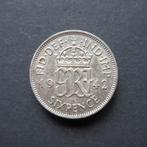 6 Pence 1942 Groot Brittanië km#852 XF+, Verzenden, Overige landen, Losse munt, Zilver