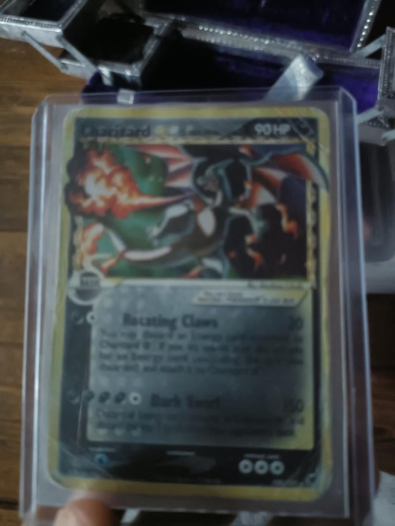 Charizard Gold Star - Zeldzame Pokémonkaart!, Ophalen of Verzenden, Gebruikt, Losse kaart, Foil