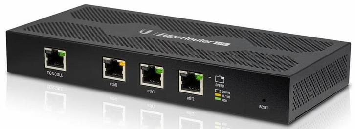 Ubiquiti EdgeRouter Lite 3-Poort Gigabit Router, Computers en Software, Routers en Modems, Gebruikt, Router, Ophalen of Verzenden