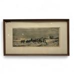 Abe Gerlsma (1909-2012) - ‘Winter’, Antiek en Kunst, Kunst | Etsen en Gravures, Ophalen of Verzenden