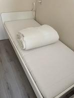 Eenpersoons bed Ikea 90x200, Huis en Inrichting, Slaapkamer | Bedden, 90 cm, Gebruikt, Eenpersoons, Wit