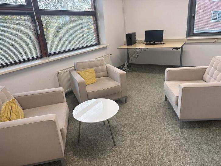 Comfortabele fauteuils te koop! Per stuk te koop., Huis en Inrichting, Fauteuils, Gebruikt, Stof, Minder dan 50 cm, Minder dan 75 cm