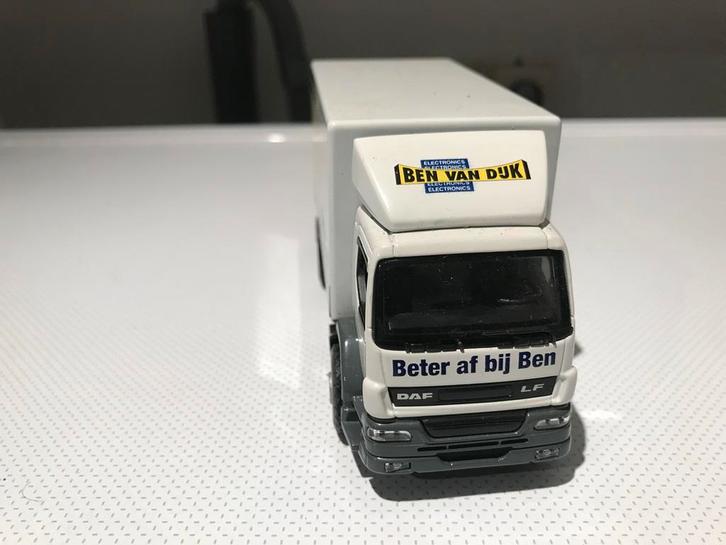 DAF lf Truck Ben van Dijk Modelauto 1:50, Hobby en Vrije tijd, Modelauto's | 1:50, Gebruikt, Bus of Vrachtwagen, Overige merken