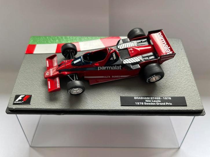 Brabham BT46B – Niki Lauda – 1978 | schaal 1:43, Hobby en Vrije tijd, Modelauto's | 1:43, Zo goed als nieuw, Auto, Overige merken