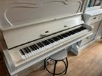 Piano - Goed Werkend, Stemmen Nodig, Muziek en Instrumenten, Piano's, Ophalen, Gebruikt, Wit, Piano