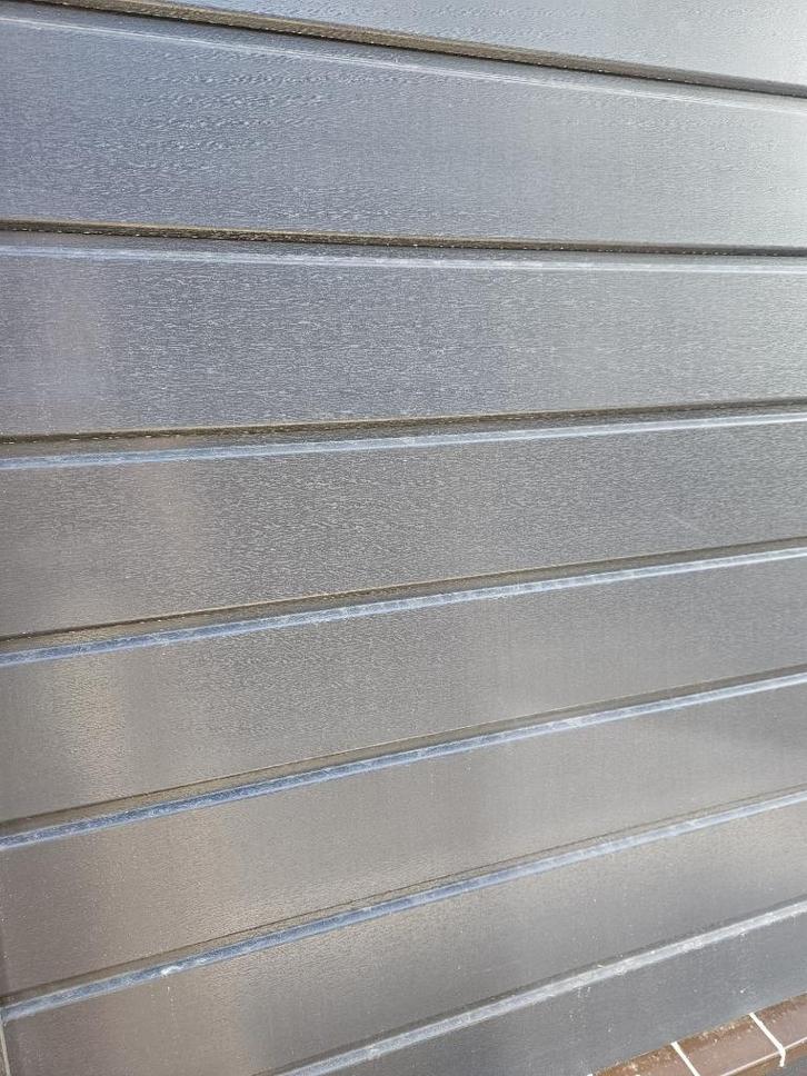 Keralit Zwart/grijs Ral7021 4x6meter en losse stukken 143mm, Doe-het-zelf en Verbouw, Platen en Panelen, Nieuw, Overige materialen