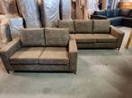 Bankstel Pronto 3 + 2 antraciet, taupe of bruin nu €898-, Ophalen, Nieuw, 75 tot 100 cm, Modern strak tijdloos trendy hip romantische