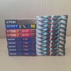 19 onbespeelde cassettebandjes nieuw in seal, 2 t/m 25 bandjes, Overige genres, Ophalen of Verzenden, Nieuw in verpakking