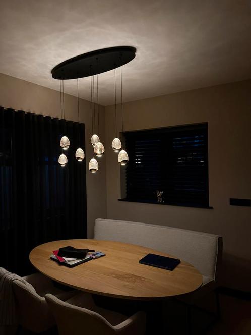 Golden Egg 8 hanglamp OVAAL, Huis en Inrichting, Lampen | Plafondlampen, Zo goed als nieuw, Glas, Ophalen