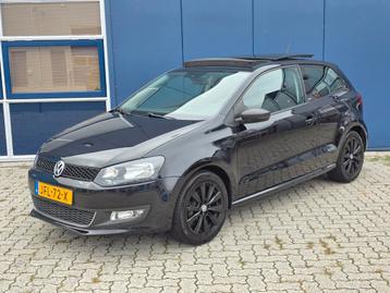 Volkswagen Polo 1.4 STYLE Zwart 2011|Airco|Pano|Clima|LM beschikbaar voor biedingen