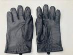 Leren handschoenen zwart maat 9,5, Handschoenen, Ophalen of Verzenden, Maat 56/58 (XL), Zo goed als nieuw